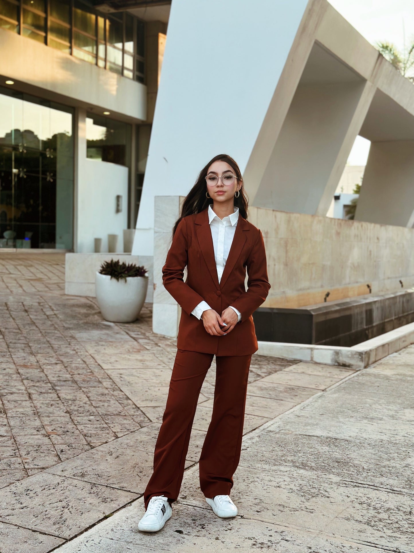 Renata blazer suit set