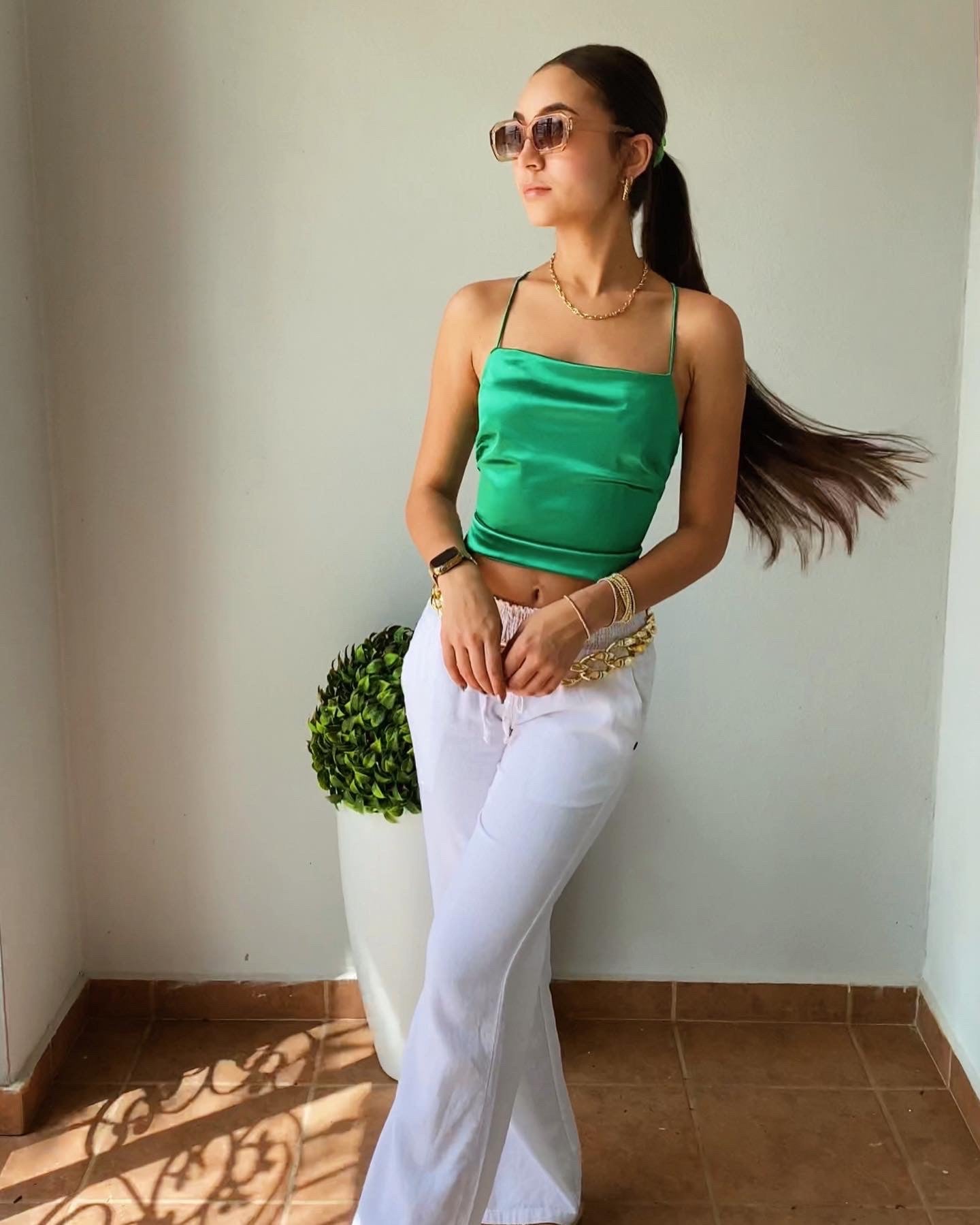 Esmeralda crop top