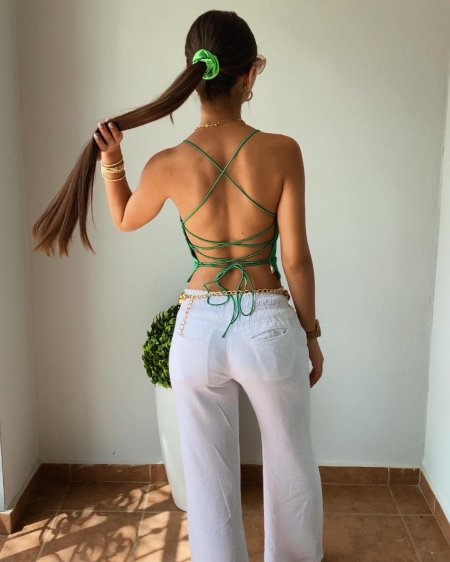 Esmeralda crop top
