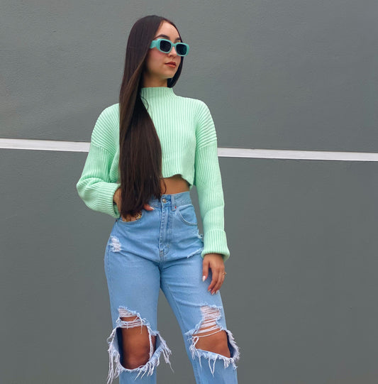 Karina sweatshirt (mint)