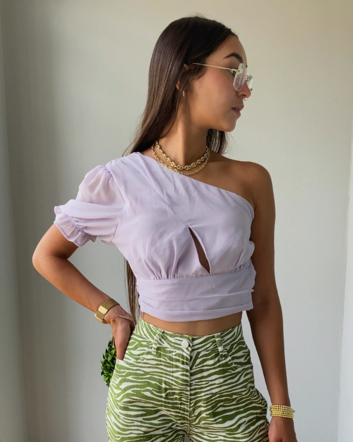 Lila crop top