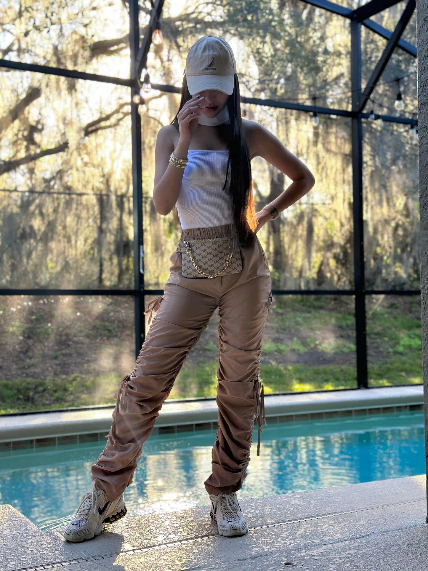 Kira white crop top