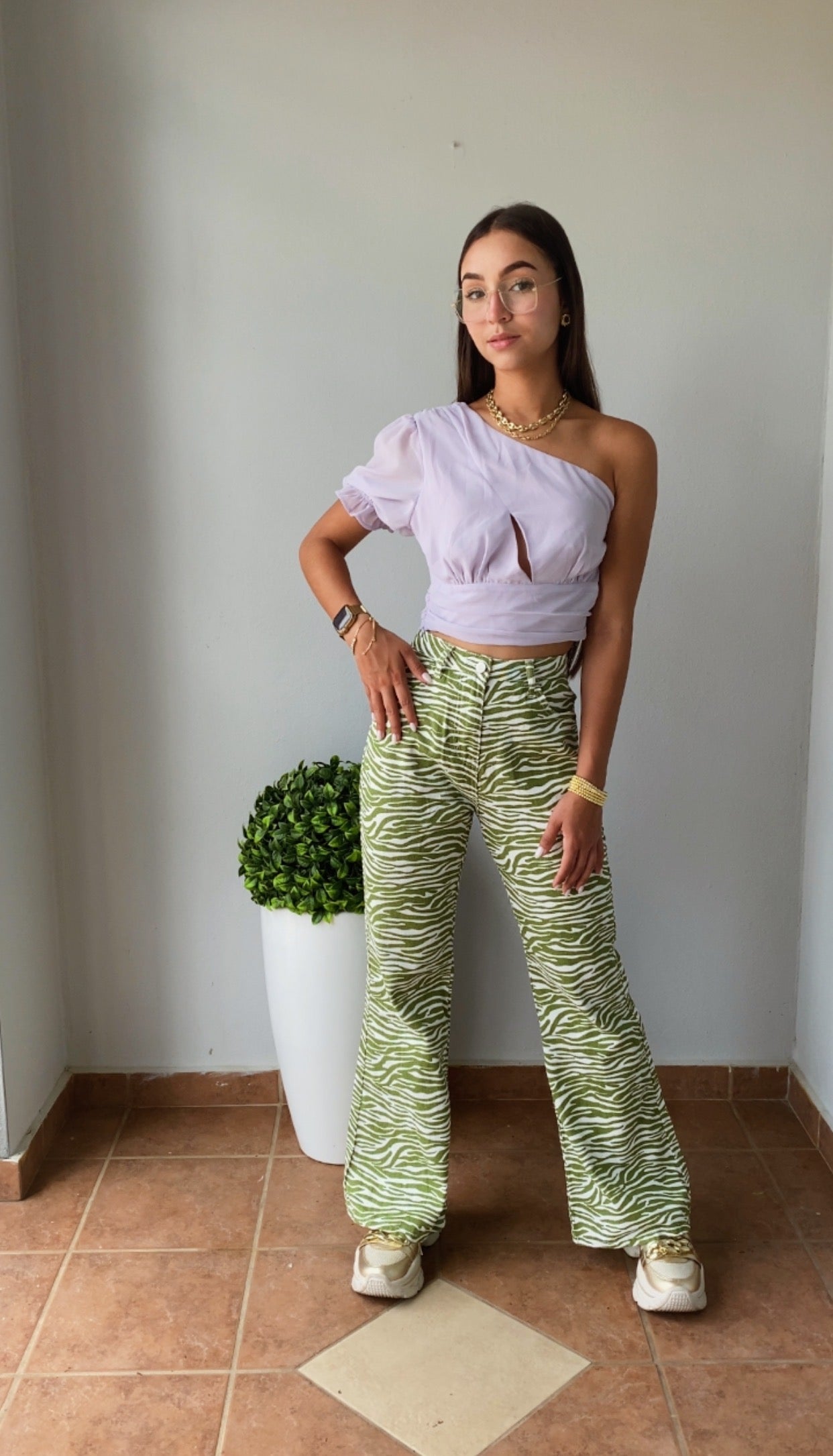 Lila crop top